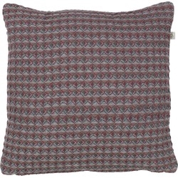 Dutch Decor AINA - Sierkussen bordeaux 45x45 cm - rood - Dutch Decor