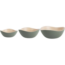 Schaal Bowl Set Puro Organic - Groen - Ø28cm