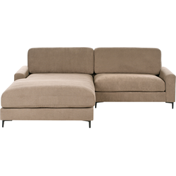 Beliani MALOY - Driezitsbank-Bruin-Polyester