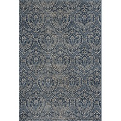 Safavieh Traditional Indoor Woven Area Rug, Brentwood Collection, BNT860, in Navy & Light Grey, 91 X 152 cm