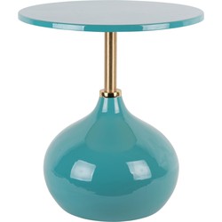 Bijzettafel Kensi - Blauw - Ø46cm