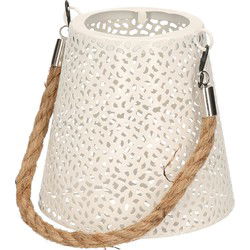 Solar hanglamp wit metaal voor buiten 12 cm - Buitenverlichting