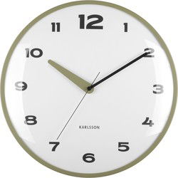 Wall Clock Brisk Dome