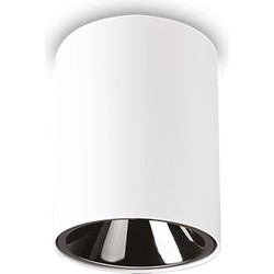 Ideal Lux - Nitro - Plafondlamp - Aluminium - LED - Wit