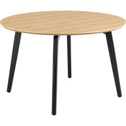 Eettafel Rond Naturel - Ø120x75cm - Karen
