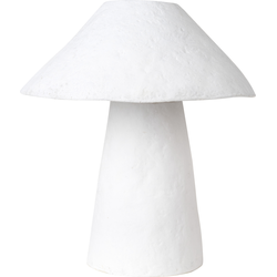 Beliani ARROYO - Tafellamp-Wit-Papier-mâché