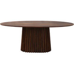 Eettafel Madrid ovaal 160cm