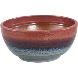 PTMD Schaal Elana - 36x36x17 cm - Keramiek - Paars