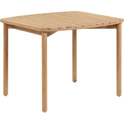 Kave Home - Tafel Sheryl gemaakt van massief eucalyptus 90 x 90 cm FSC 100%