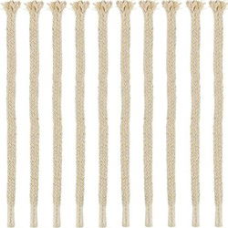 Esschert Design Fakkellonten - 10x stuks - 20 cm - lontjes - Fakkels