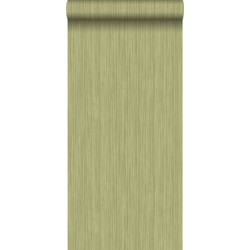 Origin Wallcoverings behang fijne strepen groen - 53 cm x 10,05 m - 346618