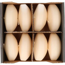 Enlightening Candles Drijfkaarsen - 8x - creme wit - 8 branduren - Drijfkaarsen