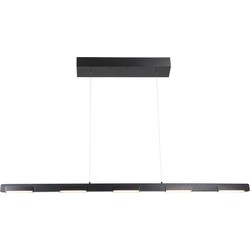 Steinhauer hanglamp Bloc - zwart - metaal - 3296ZW