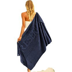Zavelo Strandlaken Reserved Navy (100x180 cm)