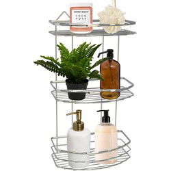 Gerimport Doucherekje - rechthoek - 3-laags - H47 cm - RVS - Douche- en badrekjes