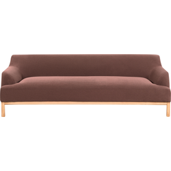 Beliani SOSJO - Driezitsbank-Rood-Polyester