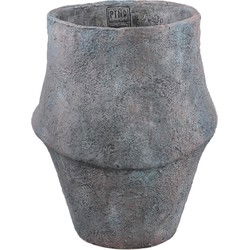 PTMD Bloempot Javay - 25x25x31 cm - Cement - Grijs