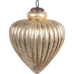 Clayre & Eef Kerstbal Goudkleurig Glas