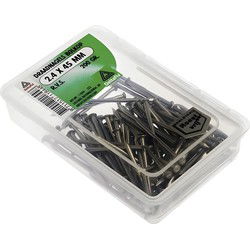 Draadnagel bk 2.7x55mm rvs 200gr