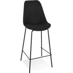 ALOE halfhoge snackkruk 49x45x105 cm Zwart