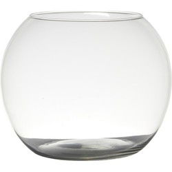 Hakbijl Glass Bloemenvaas - bolvormig - D25 x H20 cm - glas - vaas - Vazen