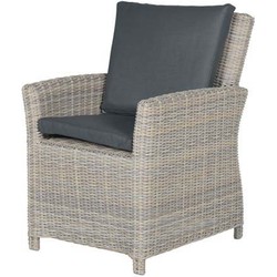 Vancouver dining fauteuil vint. willow Hdiameter6mm/ antraciet - Garden Impressions