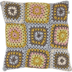 Dutch Decor CHAVA - Kussenhoes midden grijs 45x45 cm - Dutch Decor