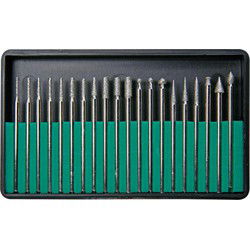 Set van 20 diamantfrezen