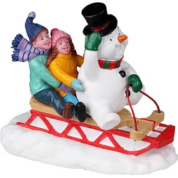 Sledding With Frosty Kerst