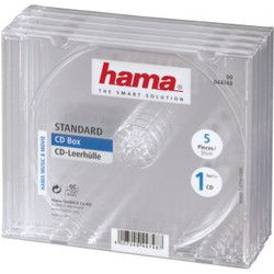 Hama CD Box Transparant 5Pak