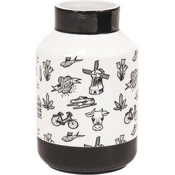 Vase - Ceramic - Dutch Black - 11,5x11,5x18,5cm