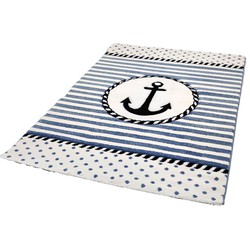 Kids Marine Anker Blauw vloerkleed - - 120 X 170 CM