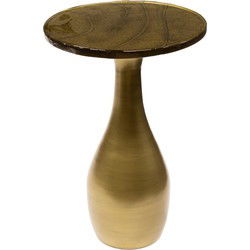 AnLi Style Bijzettafel M druppel Eclipse Goud