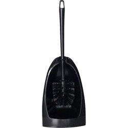 Betra Toiletborstel en houder - zwart - 42 x 15 x 42 cm - Toiletborstels