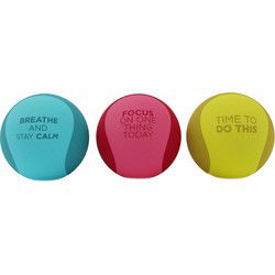 Mosterd Stress Niet Stressballen - 3 stuks