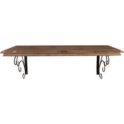 Clayre & Eef Wandplank Bruin Hout