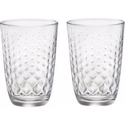 Bormioli Rocco Drinkglazen Glit - 6x stuks - glas - 390 ml - Drinkglazen