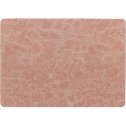 Unique Living | Placemat Nils | Rechthoekig | Polyester | Oud Roze | 30x43cm