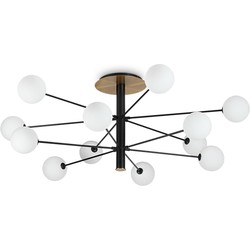 Ideal Lux - Cosmopolitan - Plafondlamp - Metaal - G9 - Zwart
