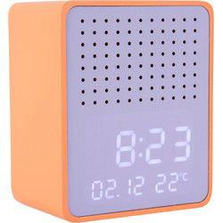 Karlsson - Wekker Funky Vibes Blue Tooth Speaker - Bright orange & purple