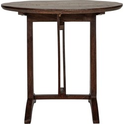 House Doctor Bistro tafel Wine bruin 80cm