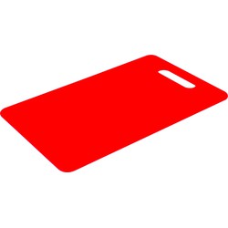 Excellent Houseware snijplank - rood - kunststof - 24 x 15 cm - Snijplanken