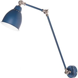 Beliani MISSISSIPPI - Muurlamp-Blauw-IJzer