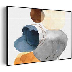 Muurwerken Akoestisch Schilderij - Abstract Pattern - Geluidsdempend Wandpaneel - Wanddecoratie - Geluidsisolatie - PRO (AW 0.90) XXL (150x107)