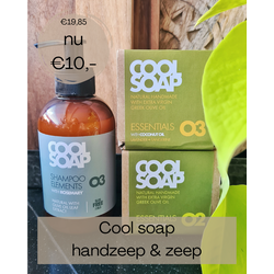 Cool soap - 1 x Handzeep & 2 x zeep Super Sale