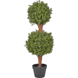 Beliani BUXUS BALL TREE - Kunstplant-Groen-Synthetisch materiaal