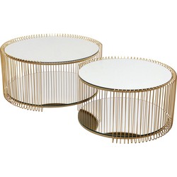 Salontafel Wire Double Brass (2/set)