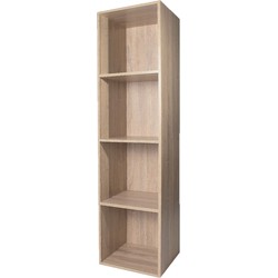 4-vaks kast met onderstel 32 x 30 x 125 cm