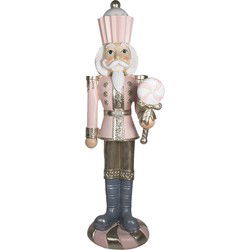 Clayre & Eef Beeld Notenkraker 178 cm Roze Kunststof