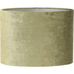 Light & Living - kap - Gemstone - groen - textiel - E27 - 3538767